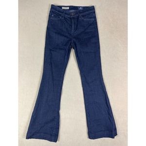 AG Adriano Goldschimed The Janis Womens 24P Petit High Rise Flare Leg Jeans